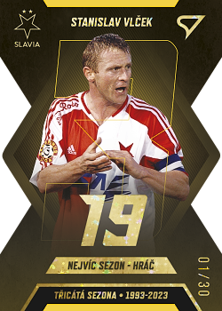 Stanislav Vlcek Slavia Praha SportZoo FORTUNA:LIGA 2022/23 2. serie Tricata Sezona F:L /30 #TS-12